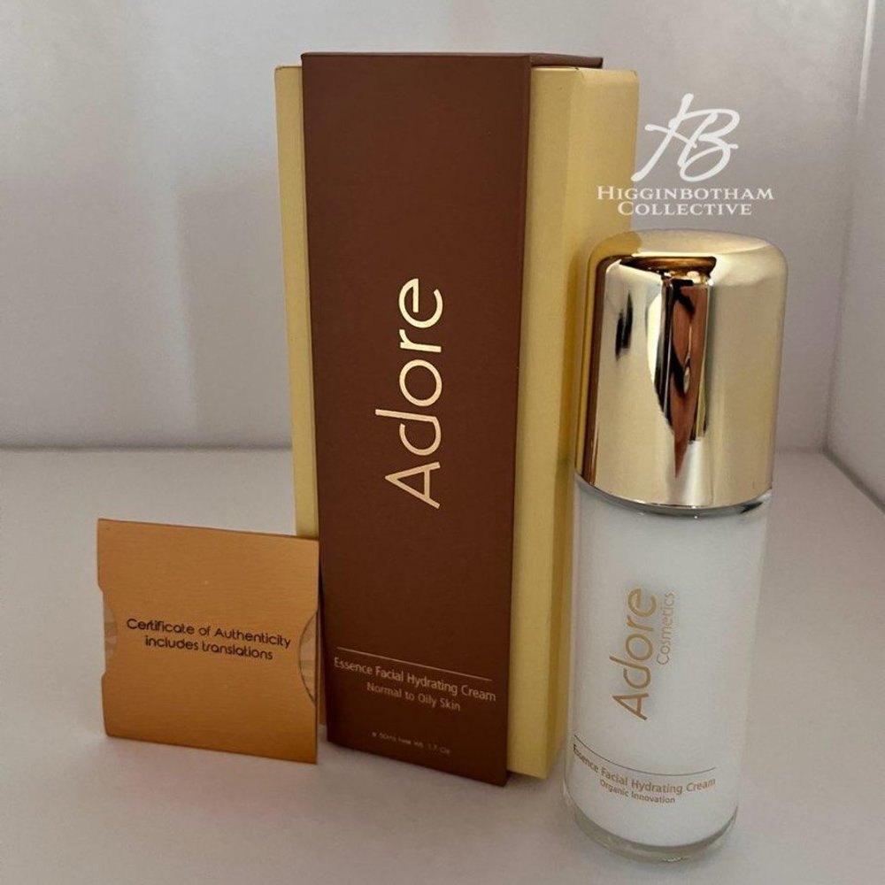 NEW ADORE ESSENCE FACIAL HYDRATING CREAM NORMAL TO OILY SKIN 1.7oz/50ml W/ COA